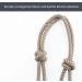Knothalter for Floor Work Horse - COB Knot-Halter for Free Work & Loading Training | Pony Brown-Beige - Buy Online on GoSupps.com