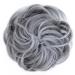 S-Noilite Dark Grey Hair Scrunchies for Women - Thick Messy Bun Chignons Ponytail Extensions - Buy Online on GoSupps.com