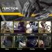 Zune Lotoo Full Finger Tactical Gloves - Touchscreen, High Dexterity, TPR Impact Protection, EVA Palm Padding - for Motorcycle, Shooting, Paintball, Airsoft Work - Black (Small) - Buy Online on GoSupps.com