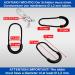 40 Colorful Zipper Pendants - 60x30mm Nylon Replacement Zippers Set for Repair - Threading Accessories - Buy Online on GoSupps.com