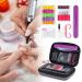 LadyMisty Electric Nail Drill Kit - 30000RPM Professional Efile for Gel Nails - Manicure Pedicure Set with Case, Bits, and Sanding Bands - Silver - Buy Online on GoSupps.com