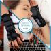 Actesso Breathable Wrist Support Brace Splint for Carpal Tunnel, Sprains, Tendonitis - Small Left Hand Black - Buy Online on GoSupps.com
