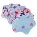 Lurrose 7pcs Women Panties Womens Pads Reusable Pads Menstrual Reusable Panty Liners for Women Washable Pads Menstrual Cloth Pad Storage Bag Menstrual Pad Bamboo Charcoal Women's Fabric