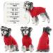Iecoii Dog Sweater - Warm Turtleneck Knit Sweater for Small Medium & Large Dogs | Winter Clothing for Chihuahua French Bulldog Labrador & More - X-Small Red - Buy Online on GoSupps.com