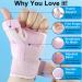 Adjustable Trigger Thumb Splint for Left/Right Hand - Pain Relief Brace for Carpal Tunnel Arthritis and More | Pink | One Size - Buy Online on GoSupps.com