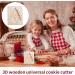  Duroecsain Duroecsain Oven Cookies | Santa Claus Elk Snowman or Sculpted Christmas Cookies For Cake Pastry Party Home Cooking Adults Children Beginners - Buy Online on GoSupps.com