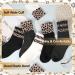 Utensilsto Women's Crew Socks - 6 Pairs Cotton Leopard Sports Socks for Spring & Autumn (Sizes 35-42) - Buy Online on GoSupps.com