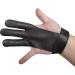 SAS Leather Traditional 3 Finger Archery Shooting Gloves - Hunting Target Protective Finger Tab for Adults, Men, Women, Youth - Small Black - Buy Online on GoSupps.com