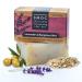 Certified Organic Lavender Soap Bar with Bergamot Mint & Oatmeal - Gentle Exfoliating Fragrance-Free Handmade Soap for Face & Body - Extra Virgin Olive Oil Soap with Shea Butter (1)