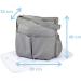Clair de Lune Salisbury Changing Bag with Mat, Insulated Pocket & Wet Pocket - Slate - Buy Online on GoSupps.com