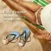 Buy Mnsruu Turquoise Sea Sand Flip Flops - XXL for Women & Men | Home Hotel Spa Travel - Buy Online on GoSupps.com