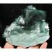 487g Natural Green Cube Fluorite Quartz Crystal Cluster Specimen ningxiao