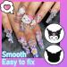 50PCS Kawaii 3D Slime Nail Charms - Cartoon Kitty Jewels for DIY Nail Art Supplies - Buy Online on GoSupps.com