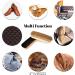 Invero 2 Piece Traditional Boot Shoe Brush Set - Wooden Handles for Leather Cleaning and Buffing - Buy Online on GoSupps.com
