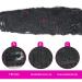 Goddess Braid Fauxhawk High Puff Hair Piece for Black Women - KRSI Yaki Straight Mohawk Clip-in Extensions (1B) - Buy Online on GoSupps.com