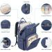 Viedouce Waterproof Baby Changing Bag | Large Capacity Diaper Backpack with Diaper Support & Stroller Straps - Blue - Buy Online on GoSupps.com
