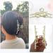 VOCOSTE Hair Clip Classic Faux Pearl Bow Hair Clip for Women Gold Tone - Buy Online on GoSupps.com