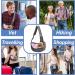 Pet sling carrier bag for small puppy or cat. Hands free dog sling/adjustable strap/strong zipper. Oxford cotton fabric/breathable Mesh. Pets bag for walk/travel/outdoor activities + chewing toy pink - Buy Online on GoSupps.com