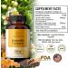 Boswellia Turmeric Capsules | Joint, Digestion & Brain Support | Organic Herb Extract with Black Pepper | Made in USA | Vegan, Gluten-Free, Non-GMO | 100 Capsules - 2100mg - Buy Online on GoSupps.com