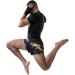 Hayabusa Falcon Muay Thai Shorts - Small Black | Premium Quality - Buy Online on GoSupps.com