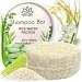 Shampoo Bar RICE WATER PROTEIN For Hair Growth | Rice Solid Shampoo for Weak or Damaged Hair | Hydrating Nourishing and Refreshing | Made in US | Paraben and Sulfate-Free
