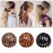 Vidfair Vintage Bird Nest Hair Clips - 3 Piece Set - Geometric Ponytail Loops for Elegant Hairstyles - Buy Online on GoSupps.com