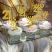Ambishi 24pcs 21st Birthday Cupcake Toppers Gold Glitter 21 Years Old Birthday Party Favors Cupcake Picks for Boy Girl Hello 21 Happy 21st Birthday Sign Party Decoration Supplies (21) - Buy Online on GoSupps.com