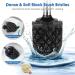 Hideaway Toilet Plunger Bowl Brush Combo Set with Holder - Elegant Scrubber Cleaner Caddy for Bathroom - White - Buy Online on GoSupps.com