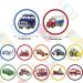 Potty Training Boys Toilet Targets - 120 Pieces Cars Style Flushable Pee Targets for Toddlers - Buy Online on GoSupps.com