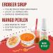 Inspire Bubble Tea Pearl Set - 450g Mango Popping Boba & 300ml Strawberry Syrup | 100% Vegetarian Gluten-Free No Artificial Dyes - Buy Online on GoSupps.com