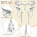 Rhinestone Leaf Headband and Elf Ear Cuffs Set - Cosplay Accessories in Silver - Buy Online on GoSupps.com