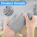 Sibba 2 Pairs Cotton Gloves Touchscreen White Moisturizing Gloves Overnight Bedtime Heal Eczema Sleeping Lotion Hand Spa Treatment Gloves Repair Rough Cracked Dry Chapped Hands Skin (Grey) - Buy Online on GoSupps.com