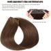 Ugrace Hair Fishing line Hair Extensions Real Human Hair Chocolate Brown 16 inch 80g Hairpiece with Transparent Invisible Fish Line Straight Clip in Human Hair Extensions for Women 16 inch light brown #4 - Buy Online on GoSupps.com