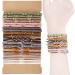 Volnova Boho Bracelet Hair Ties for Women 20 Pieces Elastic Hair Ties for Thick Hair 5 Styles of Dual-Use Bracelets and Hair Tie No Damage Hair Accessories for Girls Multicolor