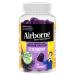 Airborne Elderberry + Zinc & Vitamin C Gummies For Adults, Immune Support Vitamin D & Zinc Gummies With Powerful Antioxidant Vitamins C D & E - 50 Gummies, Elderberry Flavor 50 ct. elderberry