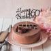 Arthsdite 1 Pc Happy 60th Birthday Cake Topper 60 Cake Topper Happy 60 Birthday Cake Decoration for 60th Cheers to 60 Birthday Party Decoration Supplies - Black Glitter Black 60 - Buy Online on GoSupps.com