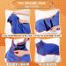 Jostift Dogenbadema | Microfiber Dog Bathing Coat Quick Drying Absorbent Towel with Adjustable Straps for All Dog Sizes - Blue (Large) - Buy Online on GoSupps.com