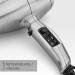 BaByliss Pro Digital 2200 Watt Professional Hair Dryer with Ionic Technology and Ceramic Coating Made in Italy 6000E Silver - Buy Online on GoSupps.com