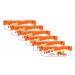 BRITANNIA Nutro Wafers Orange 2.65oz (75g) - Healthy Breakfast & Tea Time Snacks - Orange Flavoured Cream Wafer - Suitable for Vegetarians (Pack of 6) Nutro Wafers Orange Pack of 6