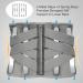 Back Brace for Lower Back Pain Relief | Sciatica Herniated Disc & Scoliosis Support Belt for Men & Women | Breathable Decompression Lumbar Support (L: 39-47) - Light Grey - Buy Online on GoSupps.com