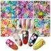 3000 Pcs Cute Nail Art Slices MWOOT 3D Assorted Fruit Animals Flowers Slices Nail Art Slices Decals for Nail Art Decoration