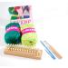 Authentic Knitting Board Scarf Kit - Lime Green Yarn KK6420 - Buy Online on GoSupps.com