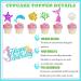 7Pcs Mermaid Happy Birthday Cake Toppers Cupcake Toppers Decorations for Girls Kids Mermaid Party Decorations Mermaid Birthday Cake Decorations for Girls Kids Baby Shower Mermaid Theme Party Supplies - Buy Online on GoSupps.com