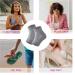 3 Pairs Set Special Care Heel Socks: Moisturizing Crack Treating Toeless for Female Feet (Grey) - Buy Online on GoSupps.com