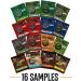 BaccOff Non-Tobacco & Non-Nicotine Smokeless Snuff Tea & Coffee Sampler Pack - 16 Individual Samples - Buy Online on GoSupps.com