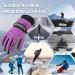 Gogokids Kids Winter Ski Gloves - Waterproof Fleece Lined Snowboarding Gloves - Purple, Small - Buy Online on GoSupps.com