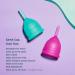 Saalt Teen Menstrual Cup - Sensitive & Reusable - 12-Hour Wear - Tampon & Pad Alternative (Wild Rose) - Buy Online on GoSupps.com