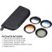 Z-Prime 16mm Multicoated Graduated Color Filter Kit for Ztylus Z-Prime Lens: CPL, Orange Sunset, Sky Blue, ND Filters - Buy Online on GoSupps.com