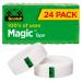Scotch Brand Magic Tape  Numerous Applications  Cuts Cleanly  Engineered for Office and Home Use  3/4 x 1000 Inches  Boxed  24 Refill Rolls (810K24)