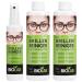 Biolab organic glasses cleaner and screen cleaner - advantage pack 600 - pump spray 100 ml plus 2 x refill bottle 250 ml glasses cleaning spray for glasses cleaning silicone -free non -alcoholic 3 -part set